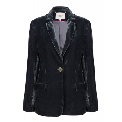 Dante 6 Avenue Velvet Blazer - Grey / SALE Dante 6 Avenue Velvet Blazer - Grey / SALE